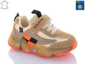 19970 бежевый LED,натуральная замша