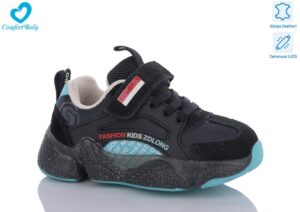 19976 черный LED,натуральная замша